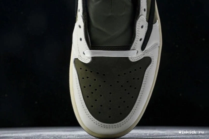 1 Low OLIVE  Jordan x Travis Air Scott 1027